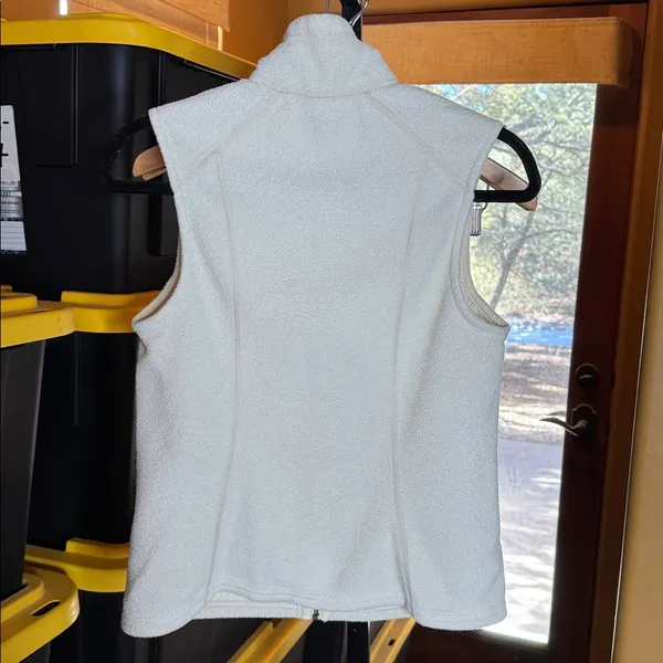 Patagonia Synchilla Cream Fleece Vest Women’s Size Small Zip Up - Image 10