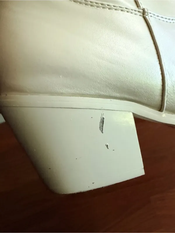Billini White Western Heeled Cowboy Boots - Image 4
