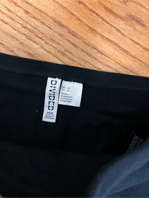 H&M Black Strapless Tube Top - Image 3