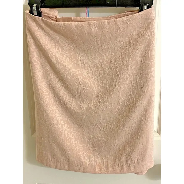 HOUSE OF‎ HARLOW Jacquard skirt in Light Pink size XL - Image 4