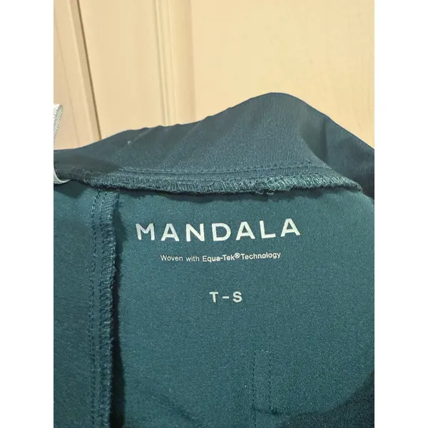 MANDALA Teal Scrub Pants Jogger Fit Woven w Equa-Tek Technology Size‎ Small Tall - Image 5