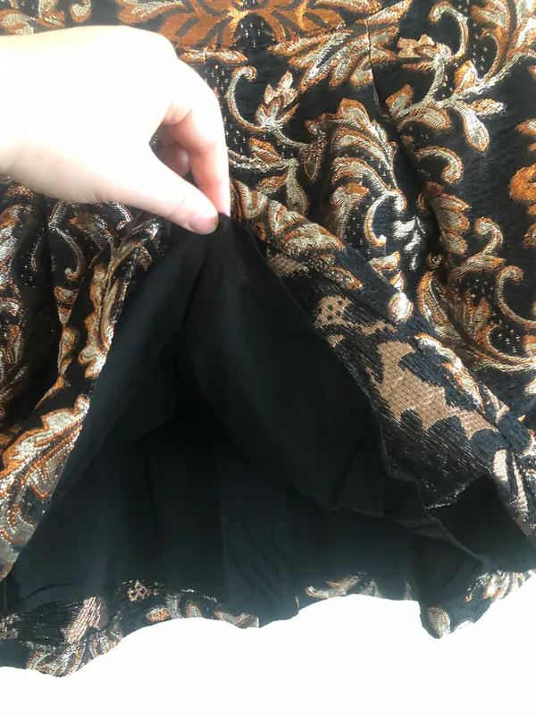 Gianni Bini Lordice Skirt Formal Metallic Embroidered - Image 4
