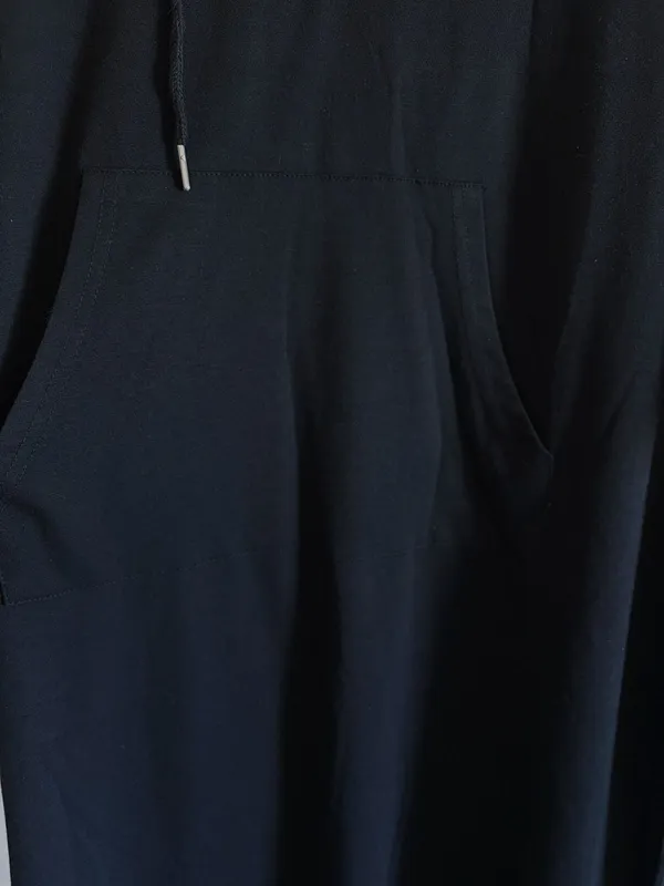 Jacansi Women's Long Sleeve Solid Hooded Maxi Dress Gorpcore Streetwear - Image 2