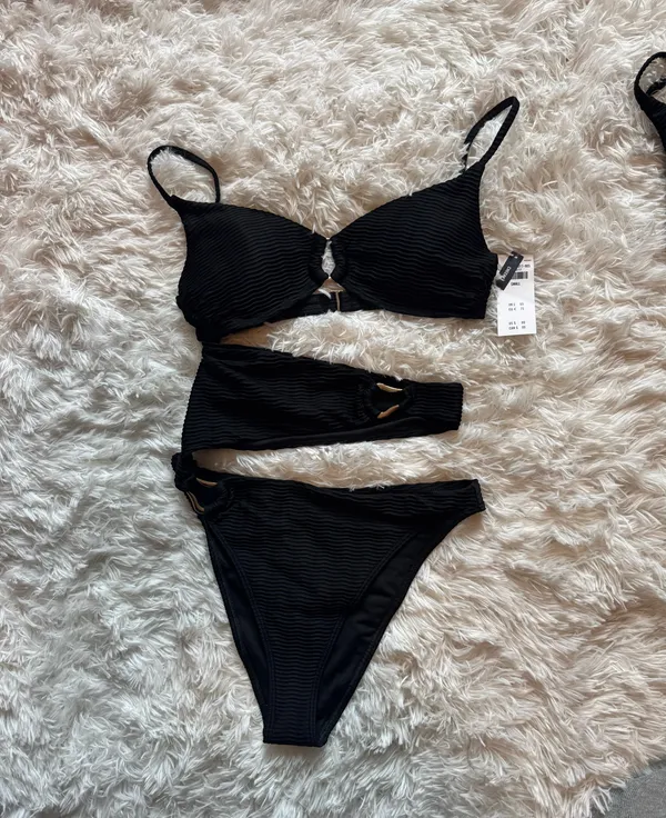 Abercrombie Black Cut-Out Bathing Suit - Image 5