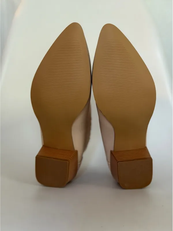 Beige pointed toe ankle boots Brown Size 8 - Image 6