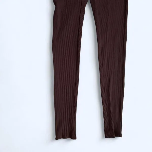 Vintage LA Luxe Brown off the shoulder jumpsuit Size Medium - Image 4