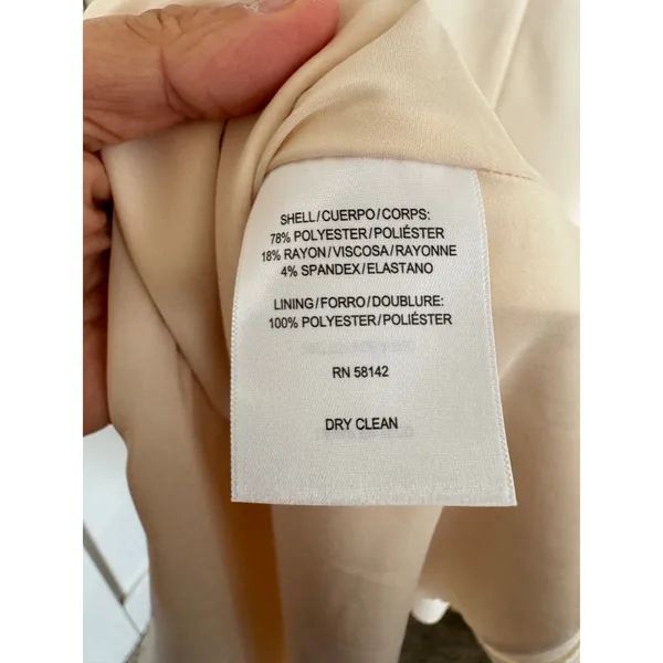 Gal Meets Glam Celeste ivory long sleeve dress size 12 - Image 6