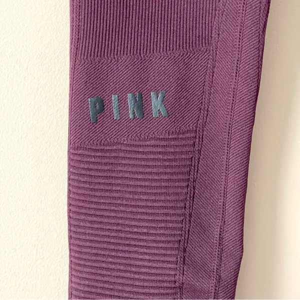PINK VS | Burgundy High Waisted Leggings Sz S - Image 5