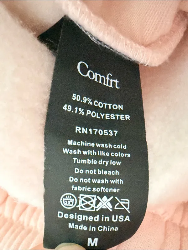 COMFRT Travel Airport Sweatpants size Medium Pink - Image 9