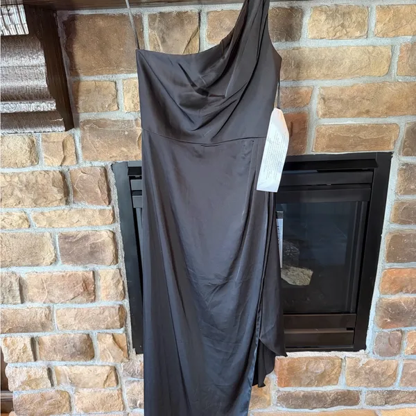 Mac Duggal One Shoulder Charmeuse Formal Dress NWT - Image 2