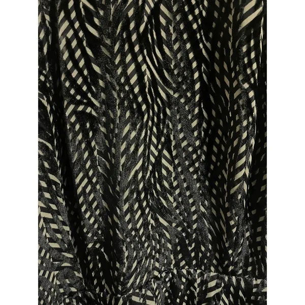 House of Harlow 1960 x REVOLVE Niles Mini Dress Burnout Velvet Color Zebra sz. M - Image 8