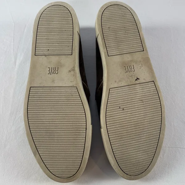 Frye‎ Suede Gemma Tassel Slip On Shoe in Brown Size 10 - Image 3