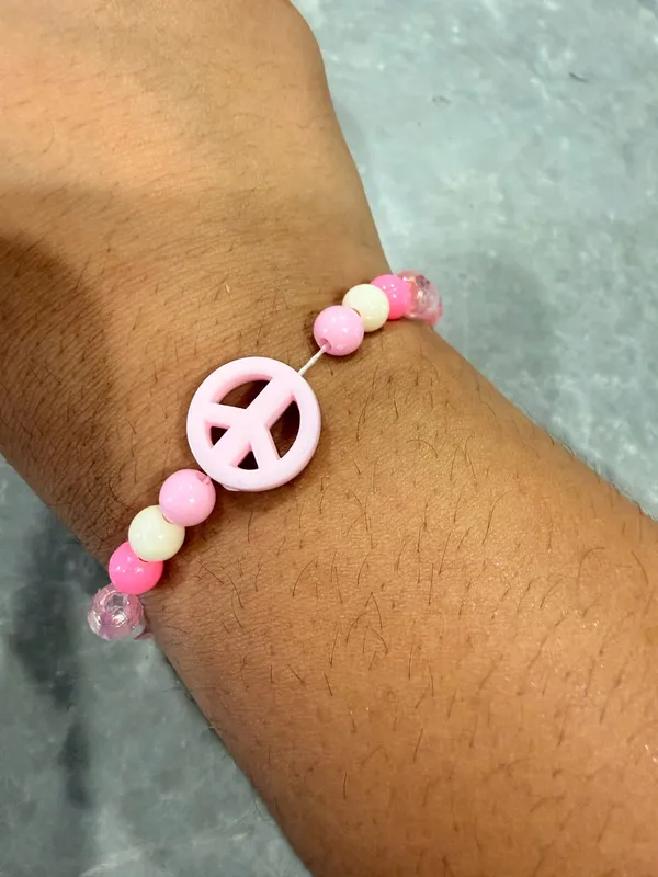 a peace bracelet Pink - Image 2