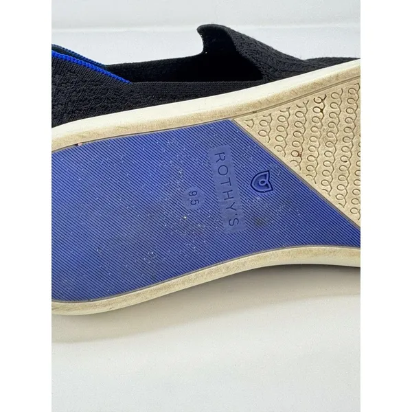 Rothys Womens Shoes Black The Original Slip On Sneakers Comfort Loafer US 9.5 - Image 11