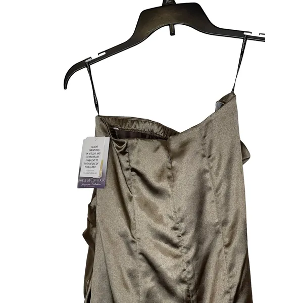 Jessica McClintock Strapless Dress Gunne‎ Vintage Sax Runched Prom Bandage 7 NWT - Image 7