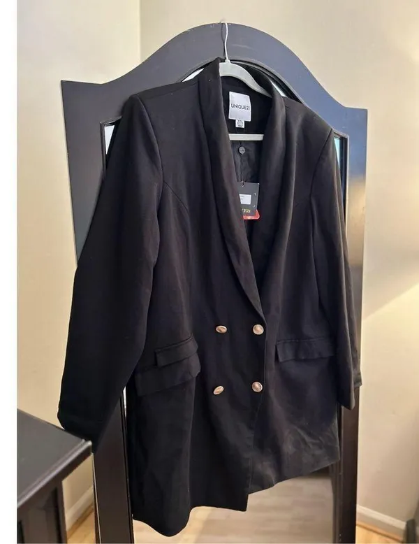 New Casual Blazers Oversized Open Front Blazer 2x - Image 5