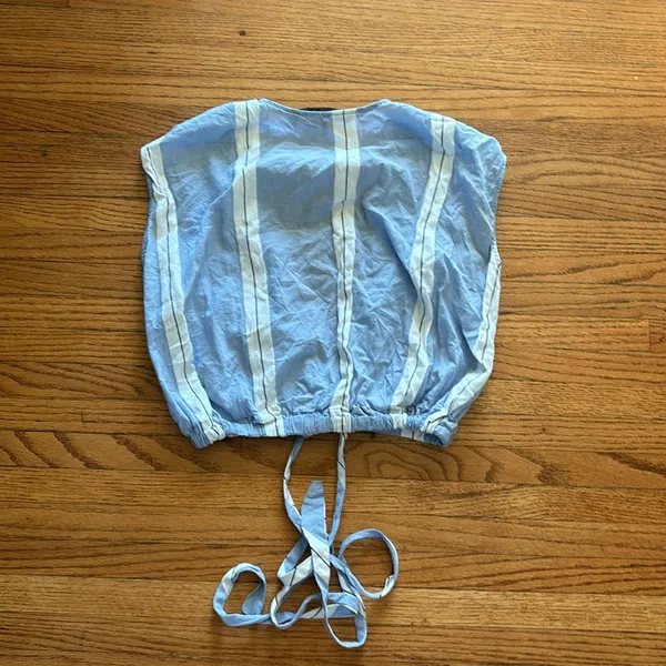 Zara stripe tie around top - Image 3