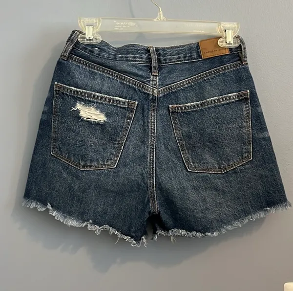 American Eagle High Rise Denim Shorts  - Image 2