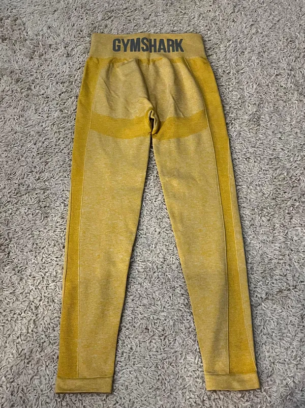 Yellow Adapt Seamless Leggings Medium - Image 4
