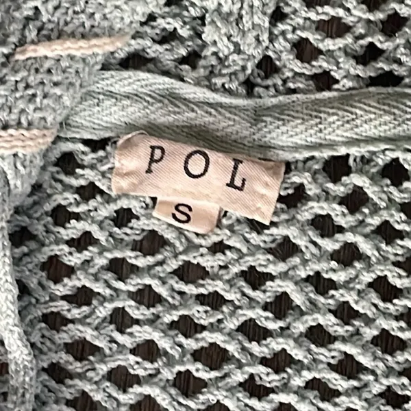 POL Cable Knit Pull Over/Beach Cover Up Size Small - Image 2