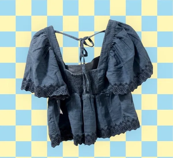Old Navy Jean blouse - Image 2
