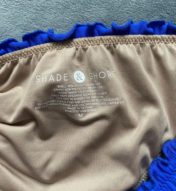Target Blue Ruffle Bikini Bottoms - Image 3