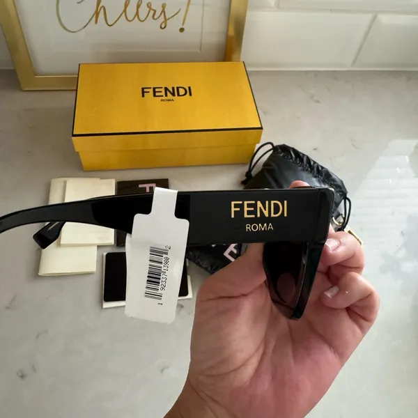 NEW Fendi Roma 50MM Square Sunglasses - Image 6