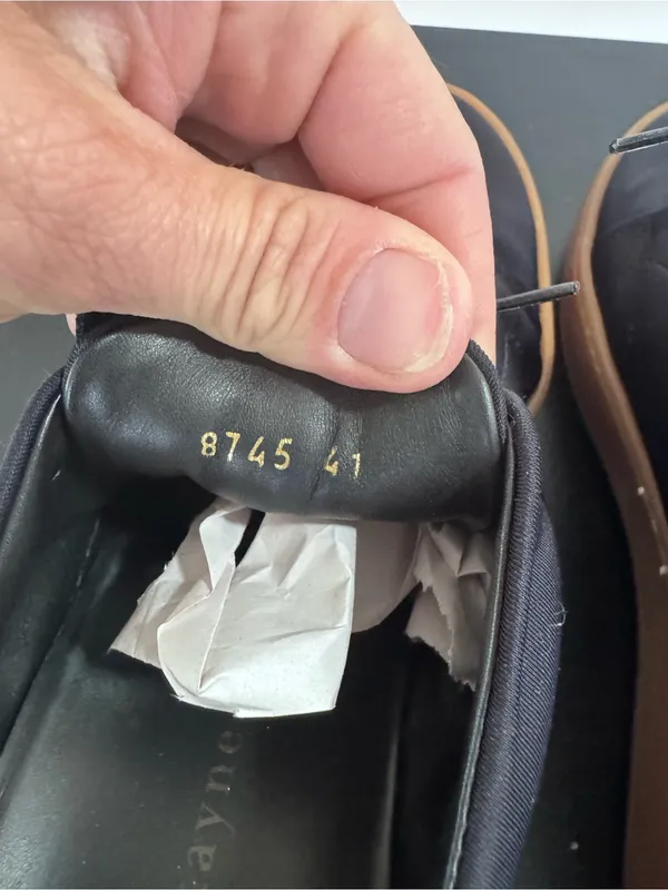 Jenni Kayne Black Canvas Sneakers with Tan Gum Sole - Image 7