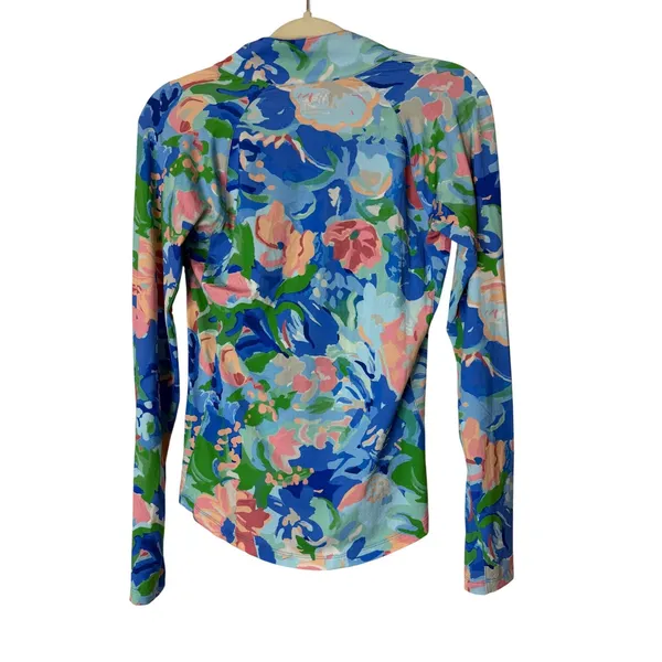 Walter Hagen P11 Women's XS P11 UV Protection Quarter Zip Floral Athleisure New - Image 3