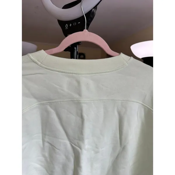 Lululemon Perfectly Oversized Crew Sweater Size 6 Workout Comfortable Neon Green - Image 9
