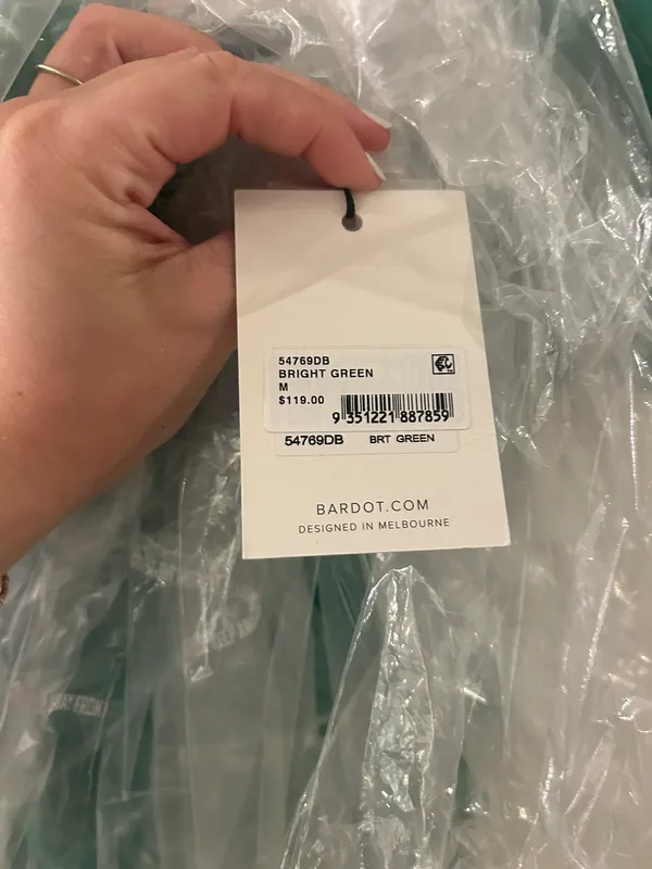 Bardot NWT Kelly Green Mini Homecoming Dress! - Image 4
