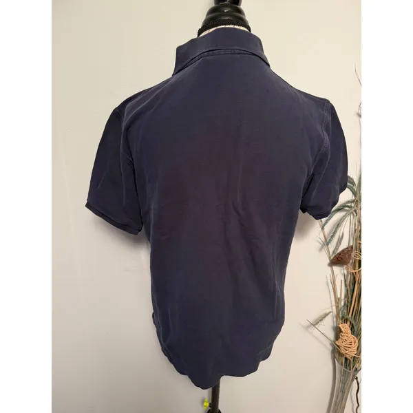 Psycho Bunny Navy Blue Short Sleeve Polo‎ Shirt Womens Size S Embroidered Logo - Image 5