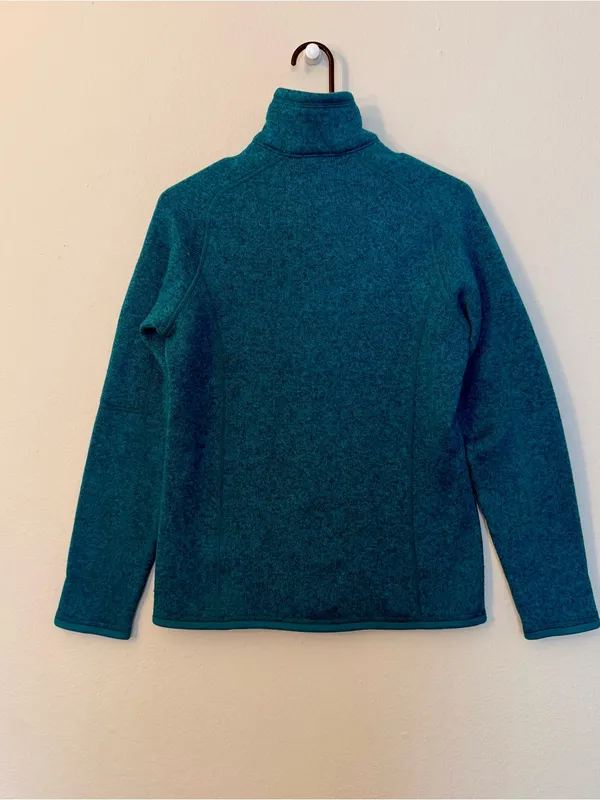 Patagonia Teal Half-Zip Turtleneck Pullover - Image 2