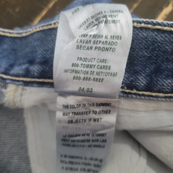 Tommy Hilfiger Womens Vintage Jeans Size 14 A29 100% Cotton Denim - Image 10