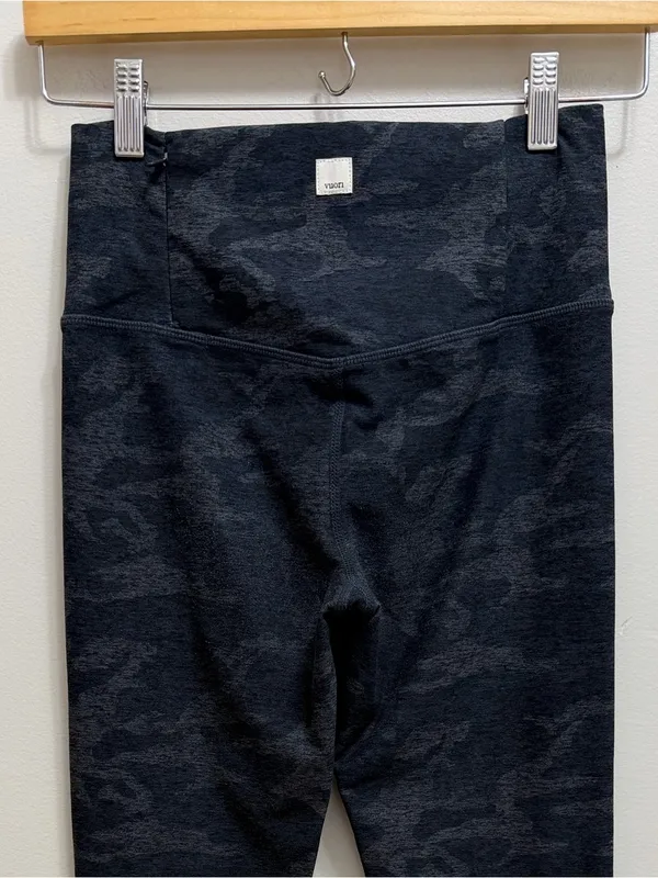 Vuori Clean Elevation Leggings High Rise Camo Gray Black Size S - Image 6