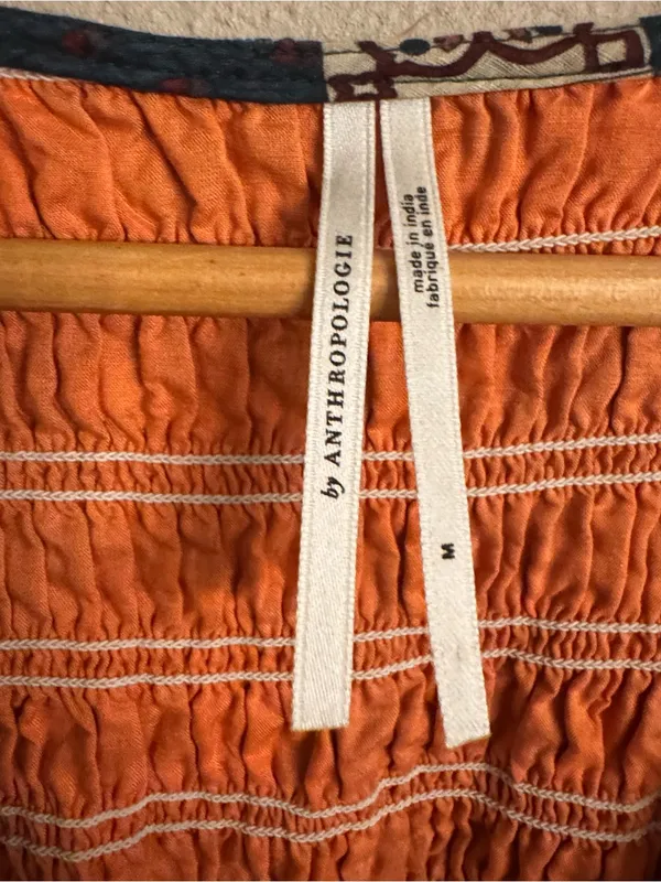 ANTHROPOLOGIE Peregrine Patchwork‎ Maxi Dress - Image 7