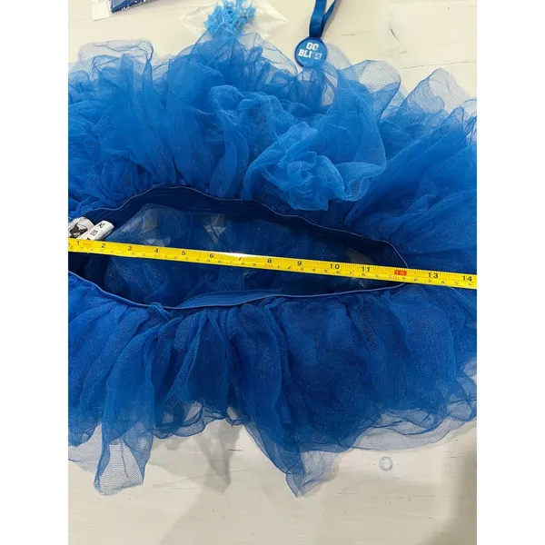 Spirit Halloween Costume Tutu Go Blue Medal Headband Hair Clips One‎ Size color war camp - Image 7