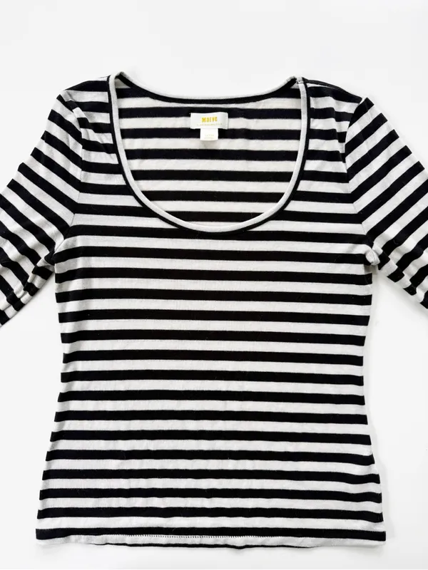 Maeve by Anthropologie Striped Tee size Large - Image 5