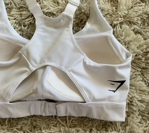 Gymshark White Sports Bra - Image 3