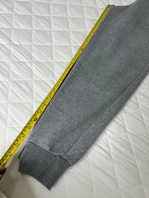 Puma Mens Gray Jogger Sweatpants Size L Y2K Minimal Streetwear Lounge - Image 6