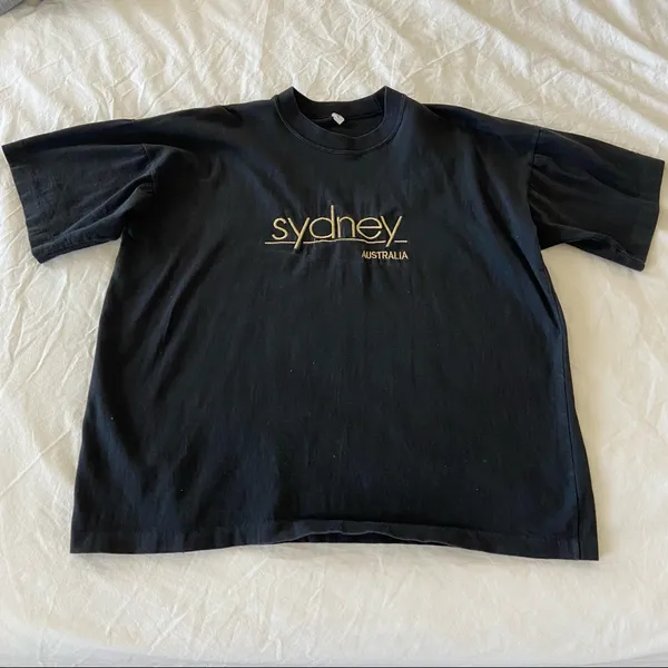 Vintage Sydney Australia tee Black Size L - Image 4