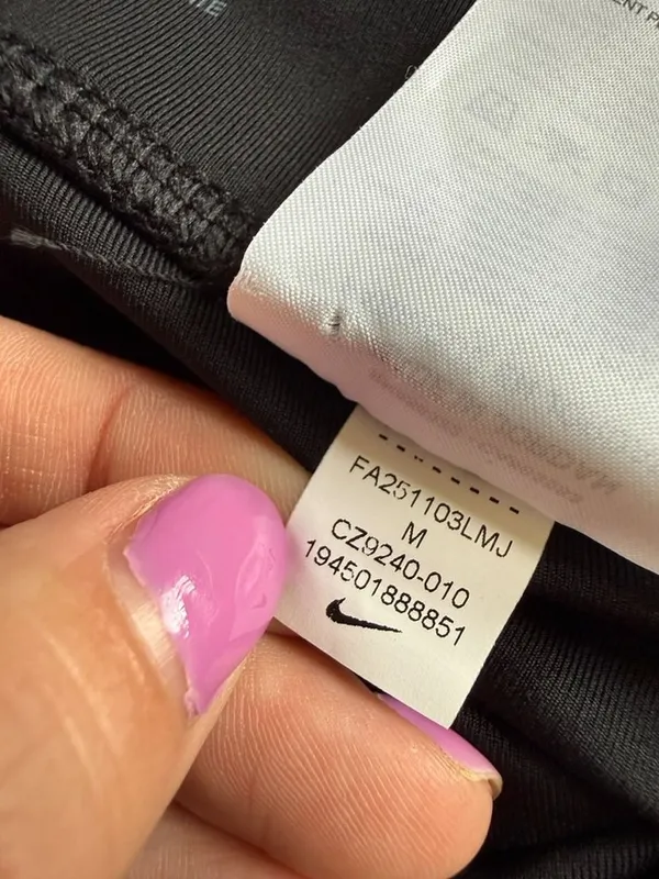 Nike Dri Fit Black Compression Leggings M - Image 3