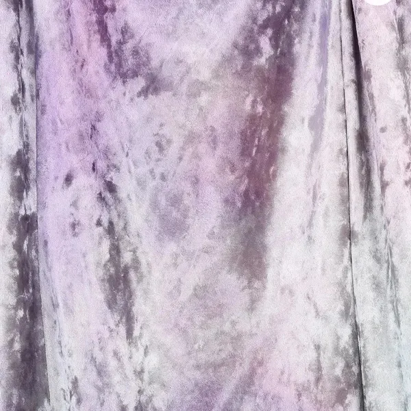 NWT Lulus Whatever Forever Tie Dye Crushed Velvet Bodycon Dress Lavender Size M - Image 4