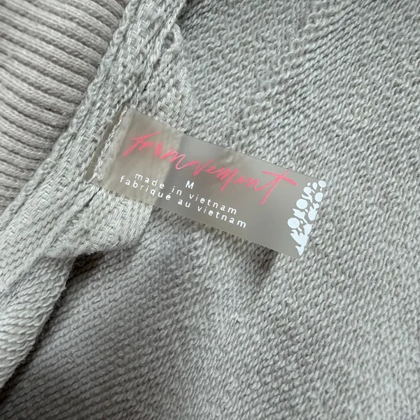 Free People Movement Oversized 1/4 Zip Pullover Women’s Large Beige Sweatshirt - Image 4
