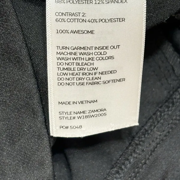 FIGS Technical Collection Zamora Pocket Scrub Pants In Black Size M Medical - Image 9