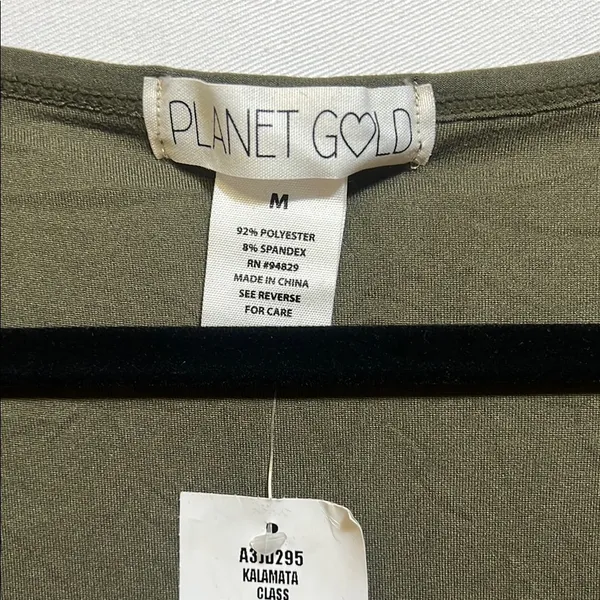 Planet Gold Short Sleeve Dress - Image 2