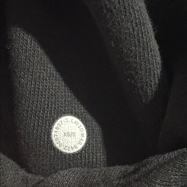 Lululemon Scuba Oversized 1/2 Zip Hoodie Cotton Fleece Size XS/S - Image 3