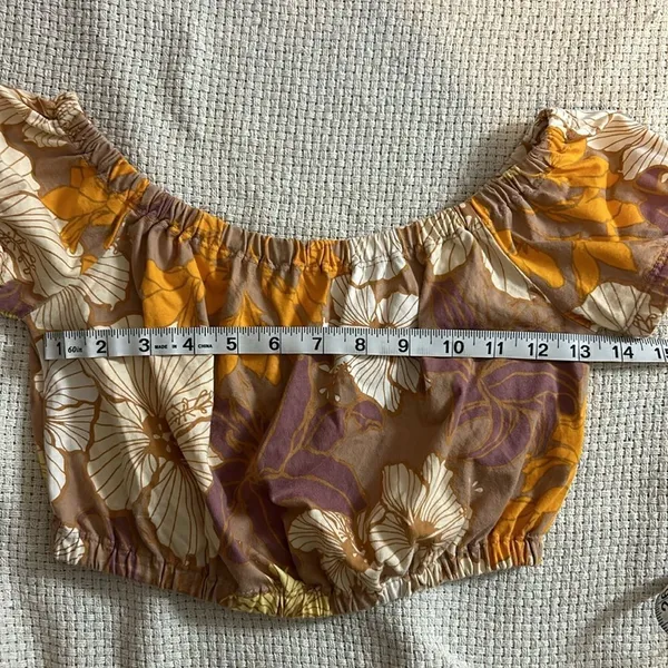 Aritzia Wilfred Floral Crop size XXS‎ BIN E - Image 5