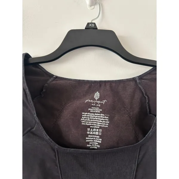 Free People Movement Good Karma One-piece Long Sleeve Black Runsie Size M/L - Image 3