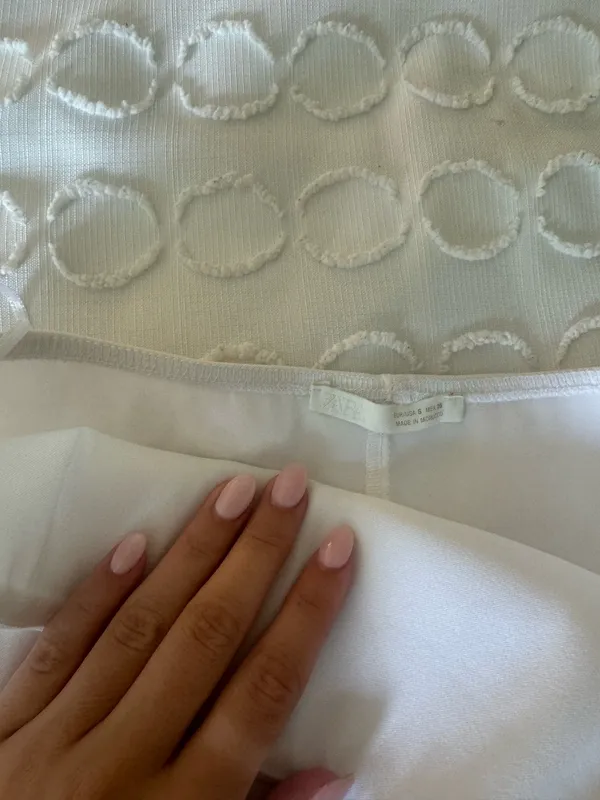 Zara white mini dress  - Image 4